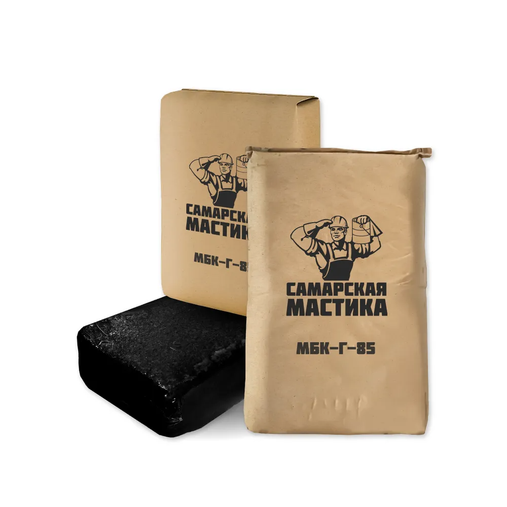 Мастика битумная кровельная горячая МБК-Г-85 40 кг
